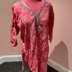 Soft Indian sari dress